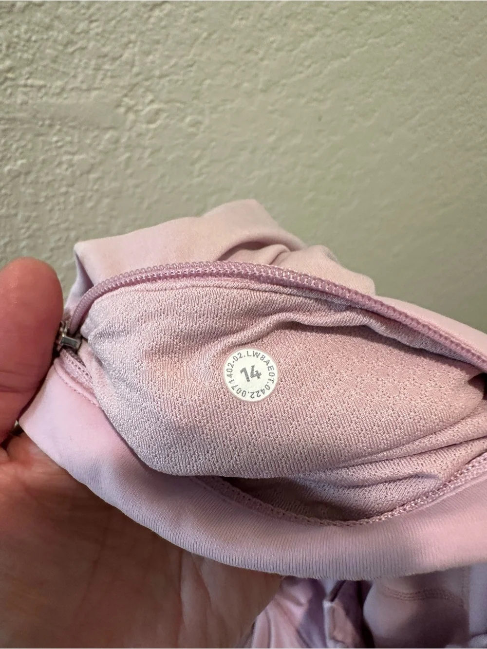lululemon athletica Light Pink Athletic Skort with Zip Pocket Size 14 - Picture 3 of 3